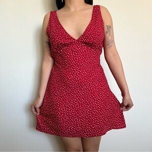 Princess Polly Nellie Mini Red Floral Dress